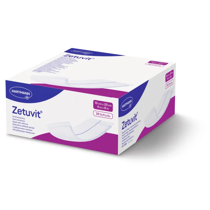 HARTMANN Zetuvit unsteril unsterile Saugkompresse à 30 Stück