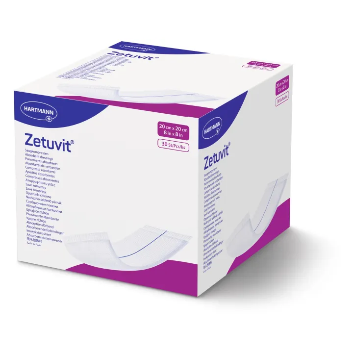 HARTMANN Zetuvit unsteril unsterile Saugkompresse à 30 Stück