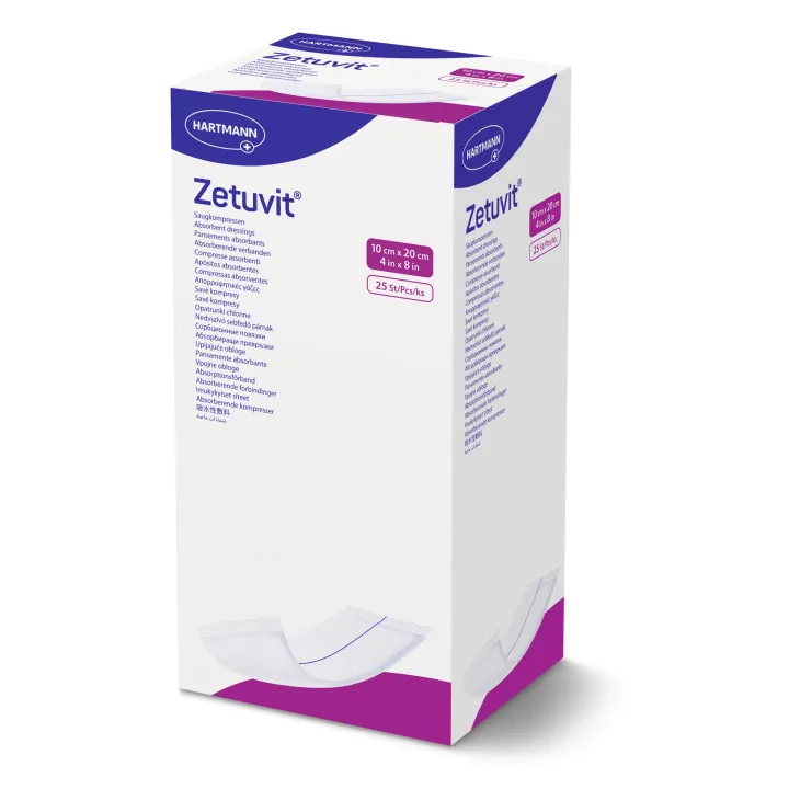 HARTMANN Zetuvit steril sterile Saugkompresse à ​25 Stück