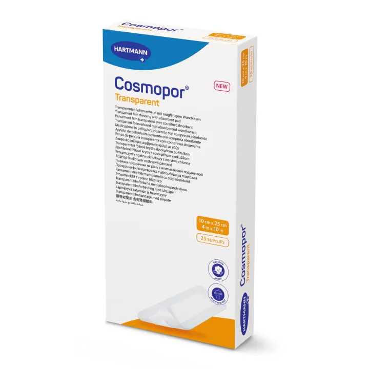 HARTMANN Cosmopor transparent à 50 Stück