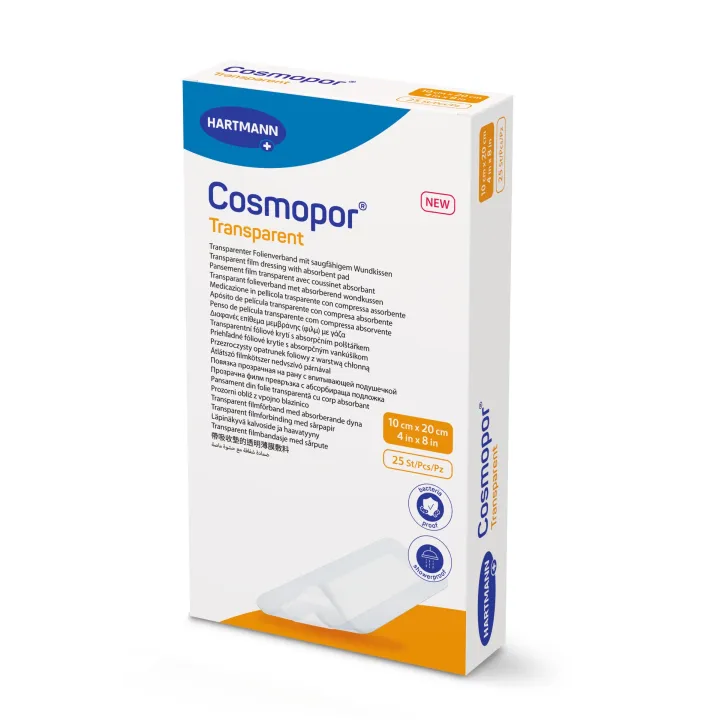 HARTMANN Cosmopor transparent à 5 Stück