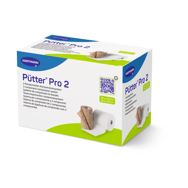 HARTMANN PütterPro 2 – 6 Polsterbinden 6 Kompressionsbinden