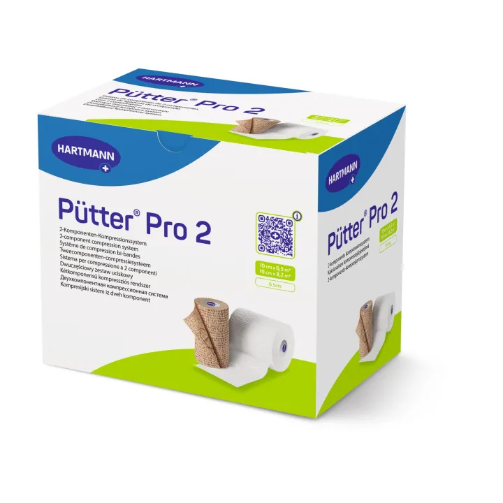 HARTMANN PütterPro 2 – 6 Polsterbinden 6 Kompressionsbinden