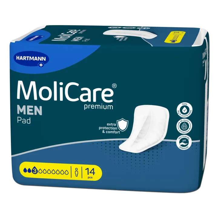 HARTMANN MoliCare premium MEN Pad 3 Tropfen à 14 Stück