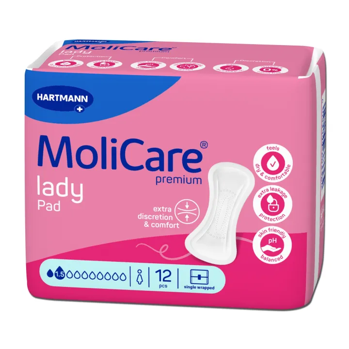 HARTMANN MoliCare premium lady Pad 1.5 Tropfen à 12 Stück