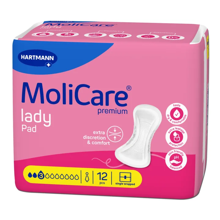 HARTMANN MoliCare premium lady Pad 3 Tropfen à 12 Stück