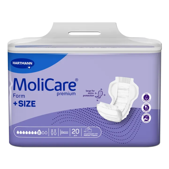 HARTMANN MoliCare premium Form +SIZE 8 Tropfen à 20 Stück