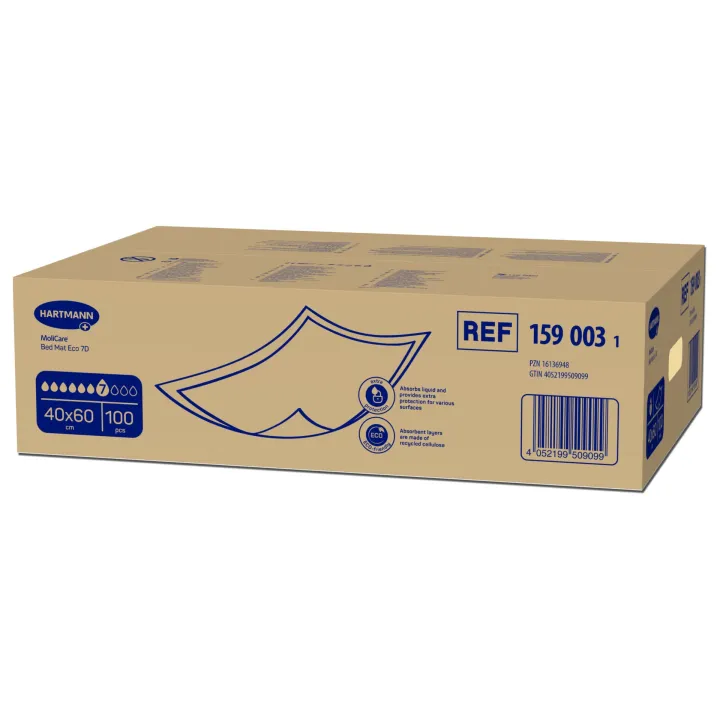 HARTMANN MoliCare Bed Mat Eco 7 Tropfen à 50 Stück
