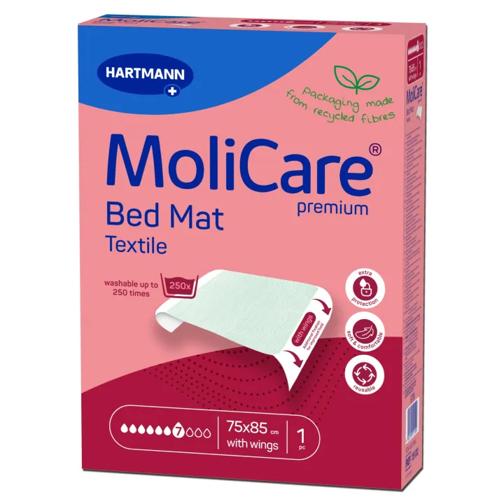 HARTMANN MoliCare premium Bed Mat Textile 7 Tropfen à 10 Stück