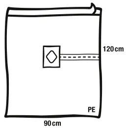 HARTMANN Foliodrape Epiduraltücher-/Anästhesietücher ung à 40 Stück