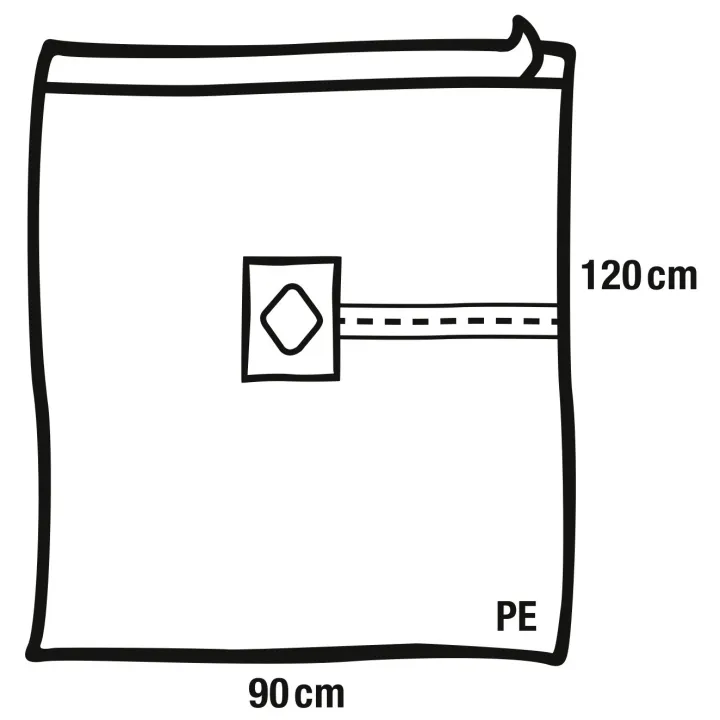 HARTMANN Foliodrape Epiduraltücher-/Anästhesietücher ung à 40 Stück