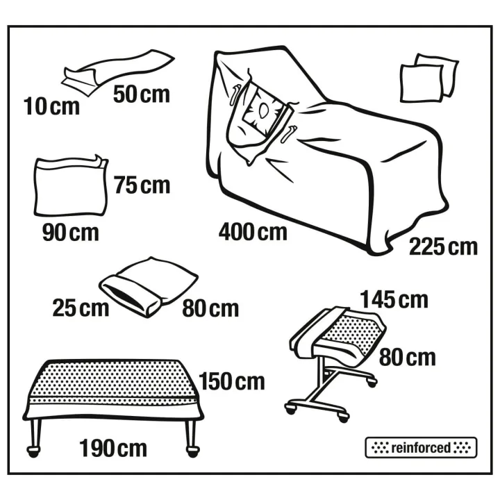 HARTMANN Foliodrape Protect Schulter-Arthroskopie-Set II ung à 4 Sets