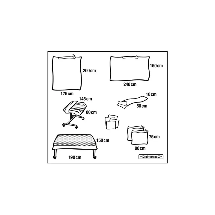 HARTMANN Foliodrape Protect Universal-/Pädiatrie-Set I à 1 Packungen