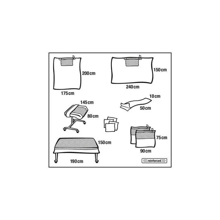 HARTMANN Foliodrape Protect Plus Universal-/Pädiatrie-Set II à 1 Packungen