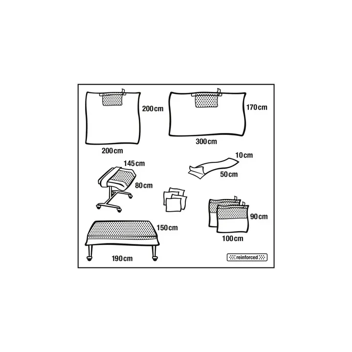 HARTMANN Foliodrape Protect Plus Universal-Set IV à 1 Packungen