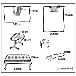 HARTMANN Foliodrape Protect Plus Universal-Schlitztuch-Set II ung à 7 Sets