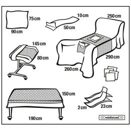 HARTMANN Foliodrape Protect Plus Abdominal-Perineal-Set VI ung à 5 Sets