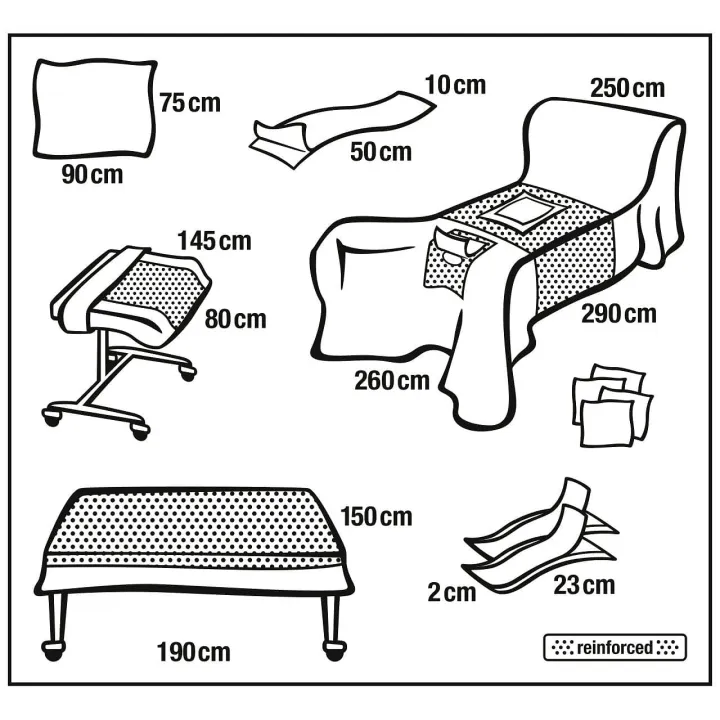 HARTMANN Foliodrape Protect Plus Abdominal-Perineal-Set VI ung à 5 Sets