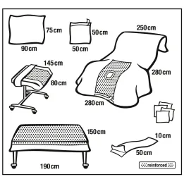 HARTMANN Foliodrape Protect Plus Gynäkologie-Set II ung à 4 Sets