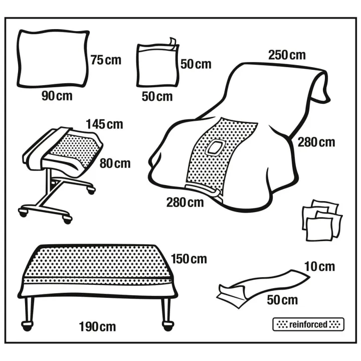 HARTMANN Foliodrape Protect Plus Gynäkologie-Set II ung à 4 Sets