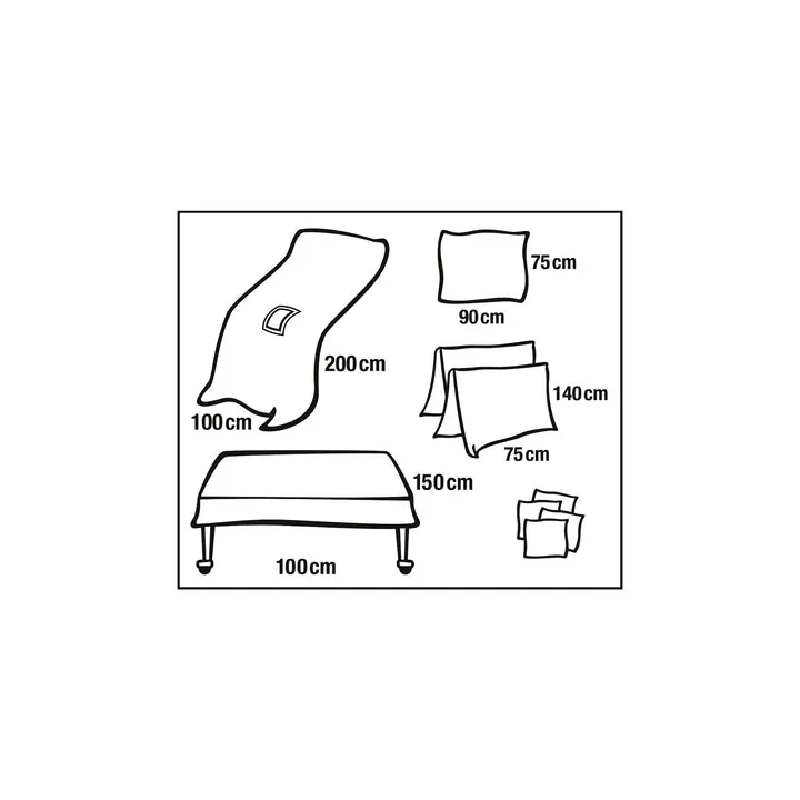 HARTMANN Foliodrape Protect Perineal-Set III ung à 5 Sets