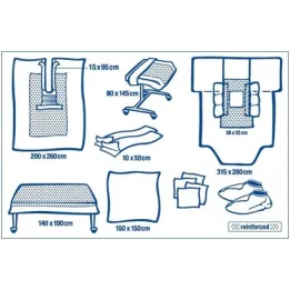 HARTMANN Foliodrape Protect Plus Cardio-Vascular-Set ung à 3 Sets