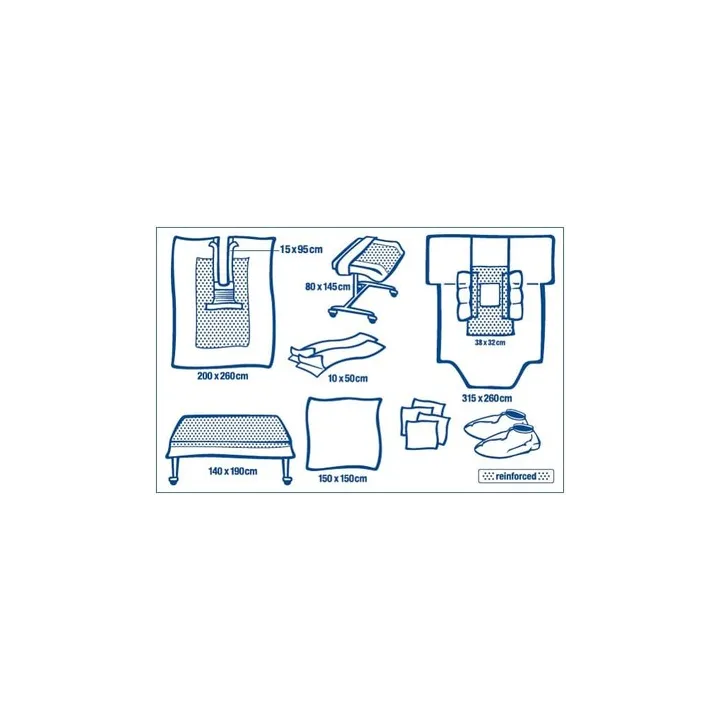 HARTMANN Foliodrape Protect Plus Cardio-Vascular-Set ung à 3 Sets