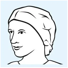 HARTMANN Foliodress Cap Comfort Form à 100 Stück