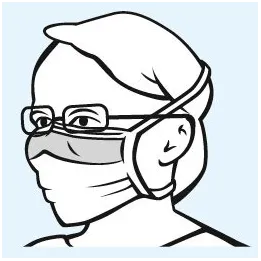 HARTMANN Foliodress mask Comfort Anti fogging ung à 50 Stück