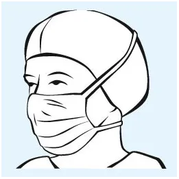 HARTMANN Foliodress Mask Comfort Anti splash ung à 40 Stück