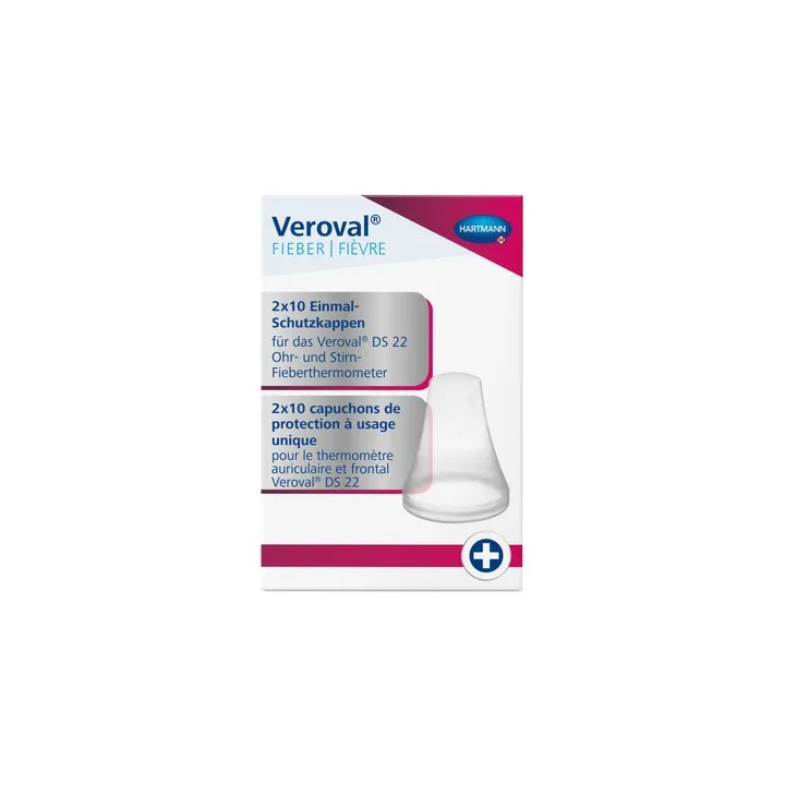 HARTMANN Veroval2in1 Infrarot-Fieberthermometer Schutzkappenset